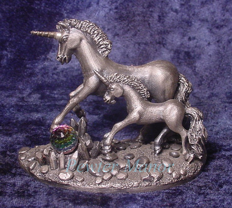 Details about    Pewter  Unicorn  Figurine 