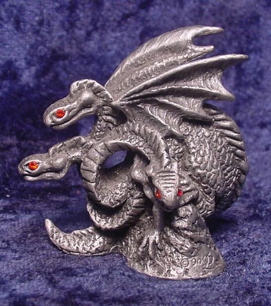 pewter hydra dragon
