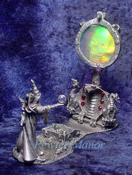 pewter fantasy scene