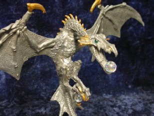 Pewter dragon