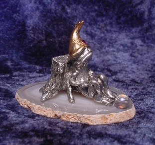 pewter wizard frog