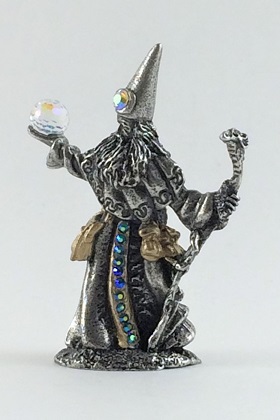 Pewter Wizard Figurine Tholan the Wise 