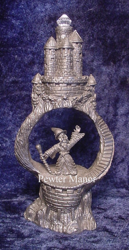 Spoontiques Pewter Wizard in Castle
